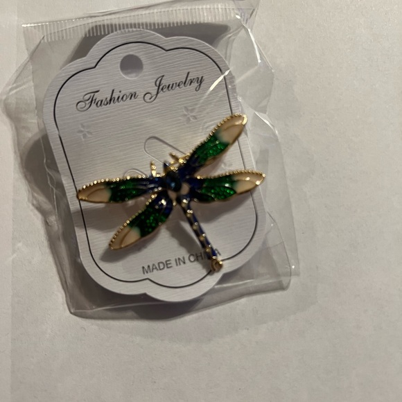 Animal and flower, brooches, and pins with Crystals and enameling - Picture 8 of 16